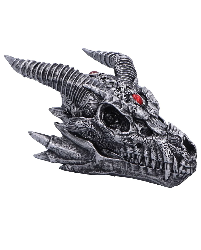 Tribal Flame Sci-Fi Drachenkopf 21,5cm