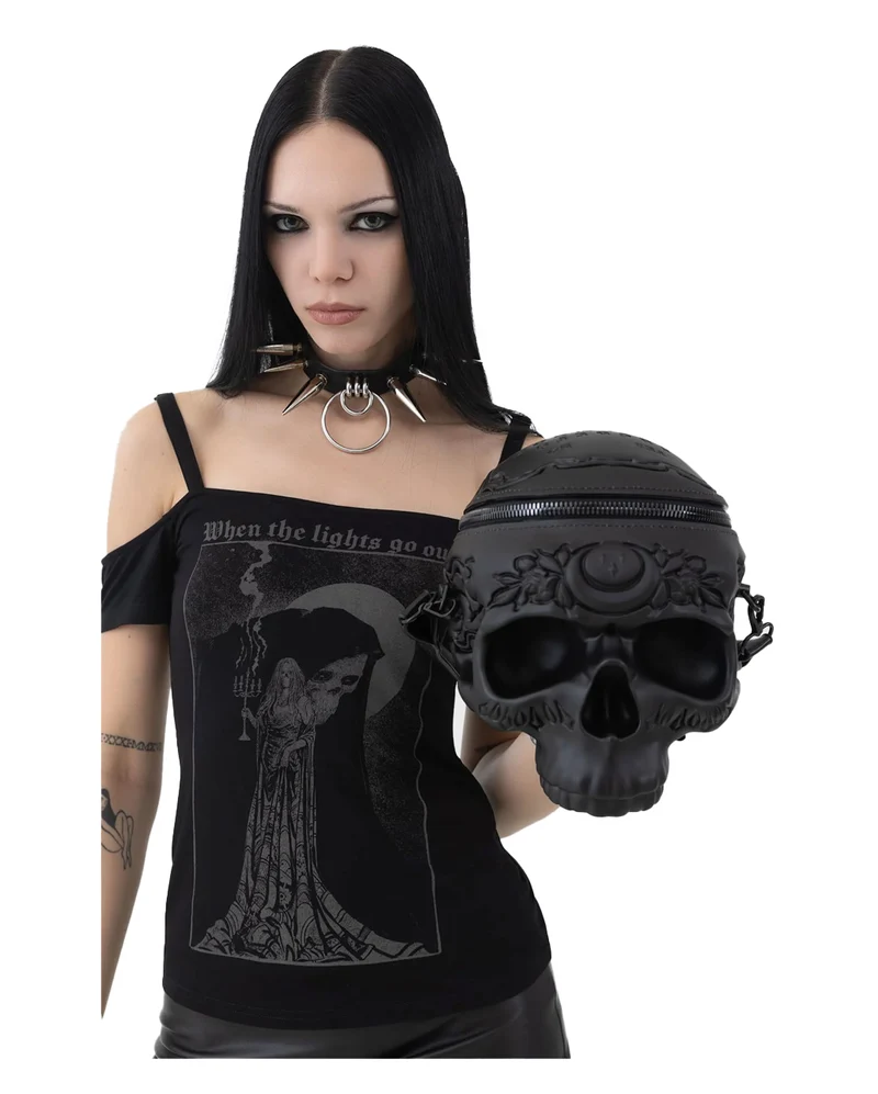 Contact The Dead Skull Handtasche von KILLSTAR