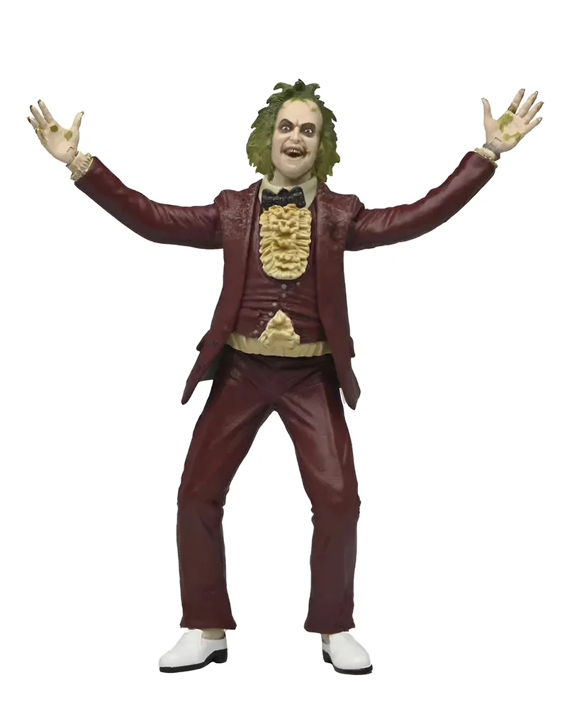 Beetlejuice 1988 Red Tuxedo NECA Actionfigur 18cm