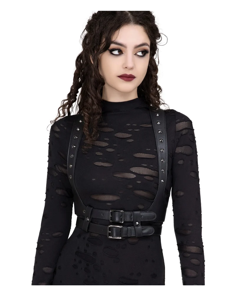 Ivy Harness Schwarz KILLSTAR