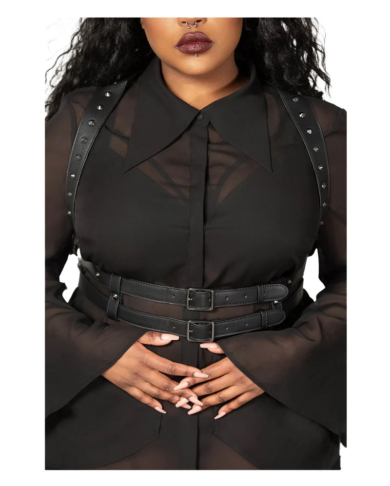 Ivy Harness Schwarz KILLSTAR