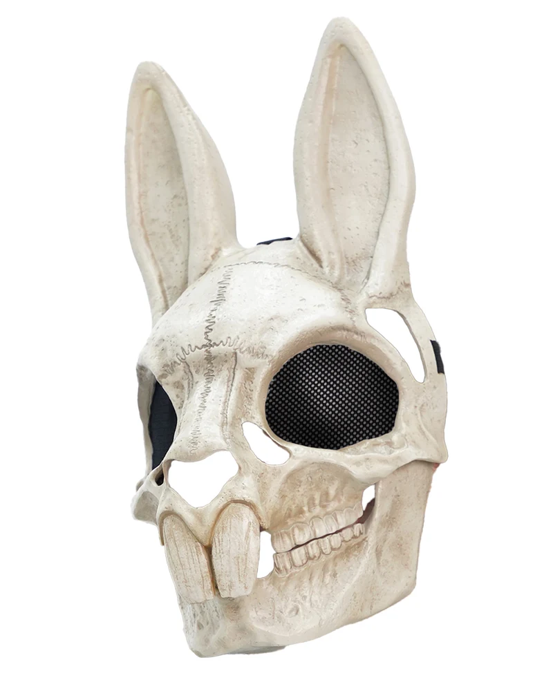 Hase Totenkopf Maske