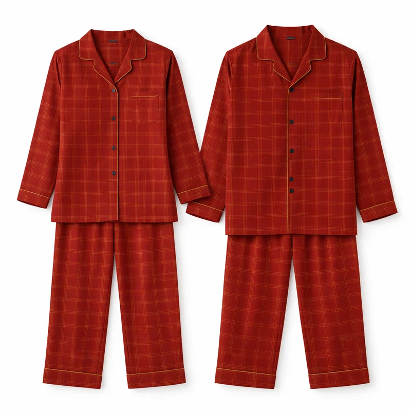 Partner Pyjama Baumwolle