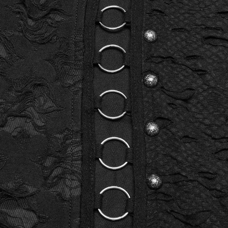 Zerrissene, geteilte, abnehmbare Punkhose für Damen