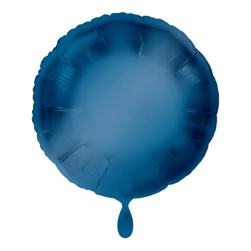Rund-Folienballon Blau