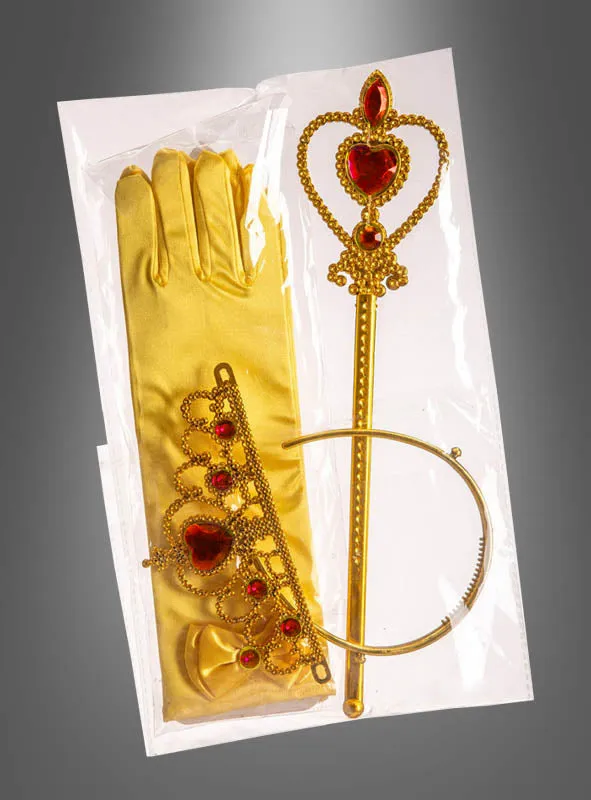 Goldene Krone Prinzessin Set