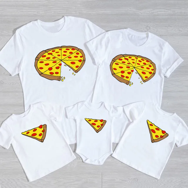 T Shirt Vater Sohn Pizza