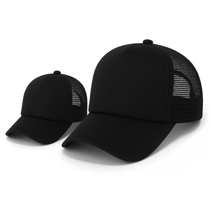 Papa Sohn Cap Schwarz