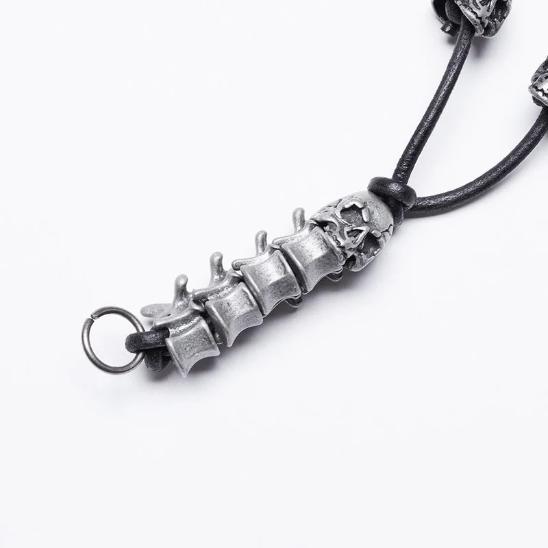 Punk Totenkopf Kettengeschirr für Damen