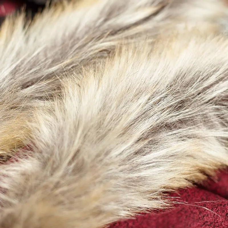 Gotischer Wollmantel mit Kapuze für Damen
