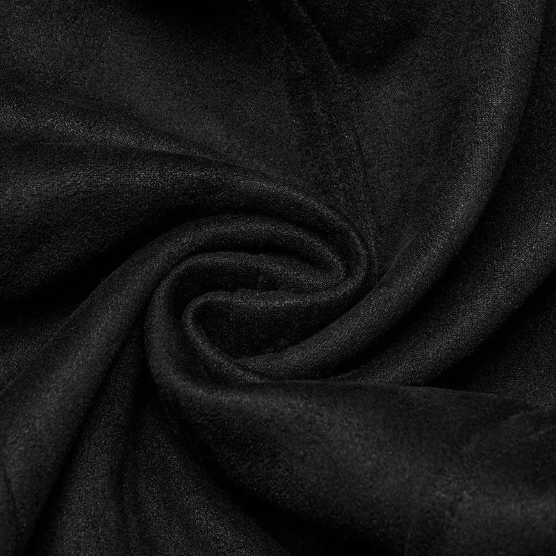 Damen Punk Mesh Splice Schnallenweste