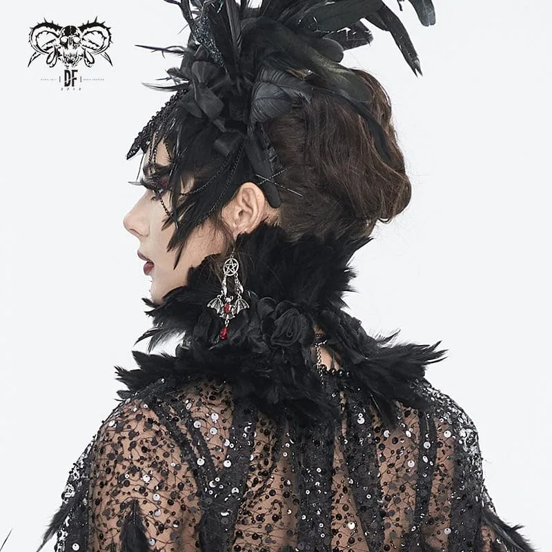 Unisex Gothic Federkragen