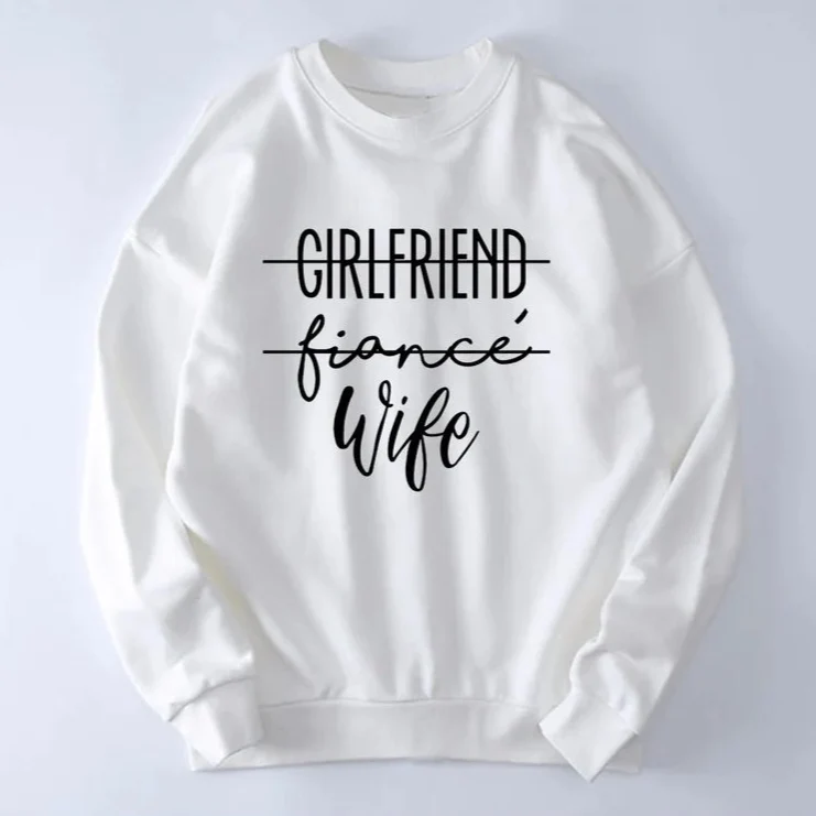Partner Pullover Buchstaben