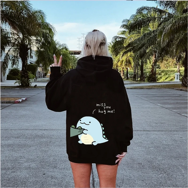 Couple Dino Hoodies