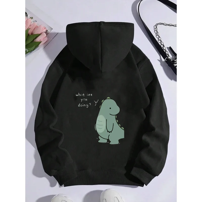 Couple Dino Hoodies
