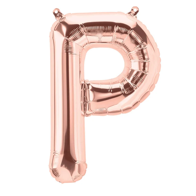 Buchstaben Ballon P Roségold