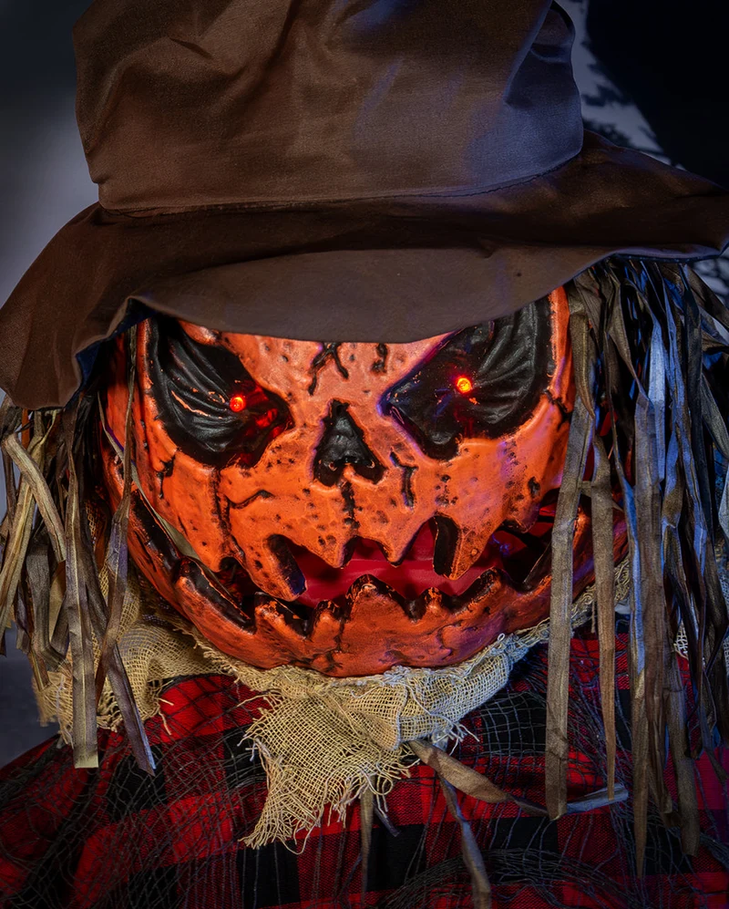 The Hollow Harvester Kürbis-Vogelscheuche Animatronic 198cm