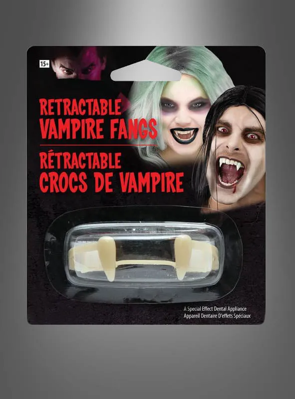 Ausfahrbare Vampir Eckzähne