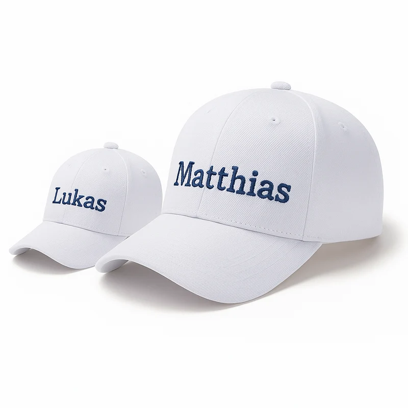 Vater Sohn Cap Personalisiert