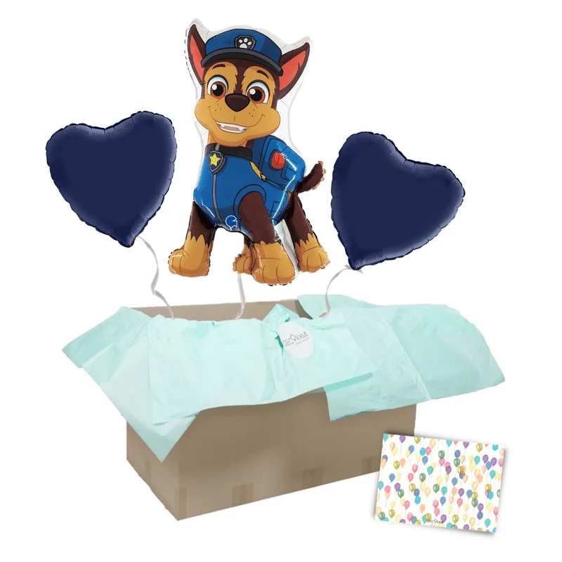 Heliumballon-Geschenk XL Paw Patrol™ Chase