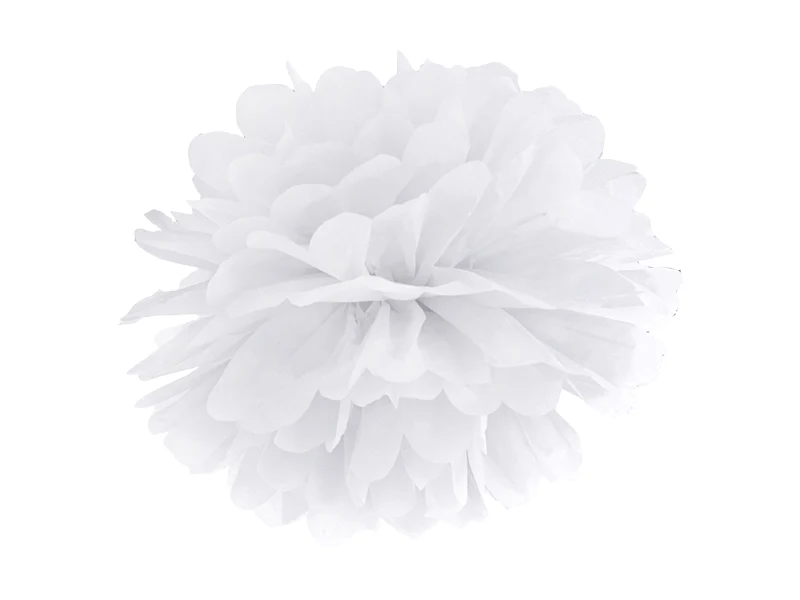 Pom Pom Ø 35cm Weiß