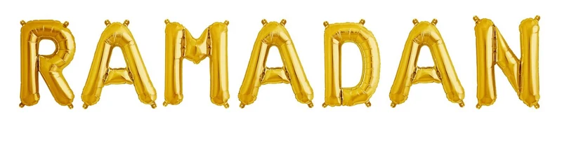 Ballonschriftzug "Ramadan"