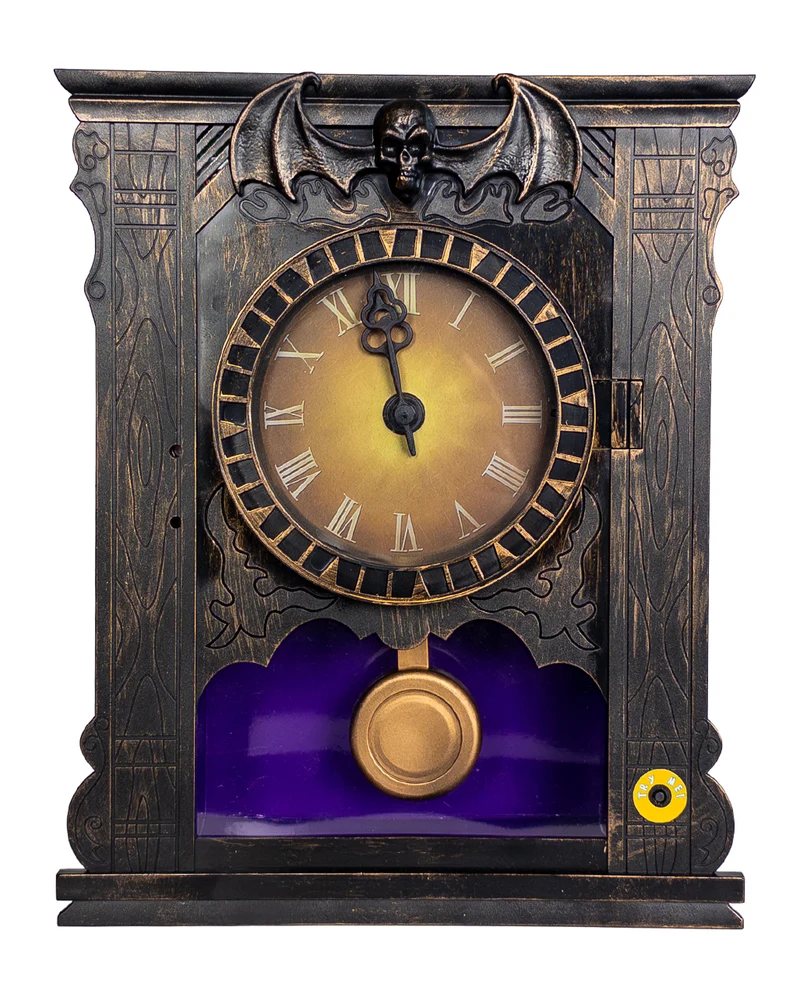 Verzauberte Tischstanduhr Bewegung, Licht & Sound 25,5cm