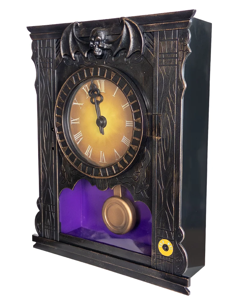 Verzauberte Tischstanduhr Bewegung, Licht & Sound 25,5cm