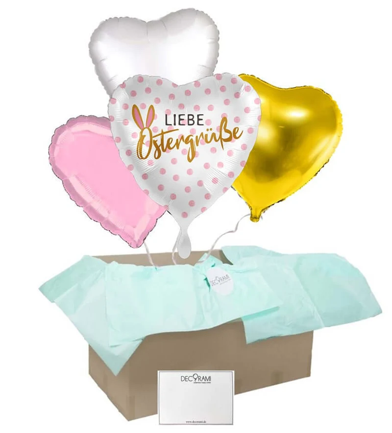 Heliumballon-Geschenk "Liebe Ostergrüße"