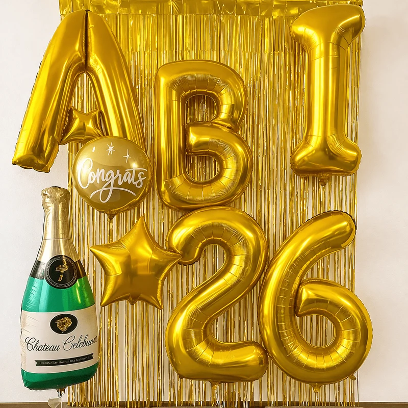 XXL Helium-Set "ABI 2026" Gold