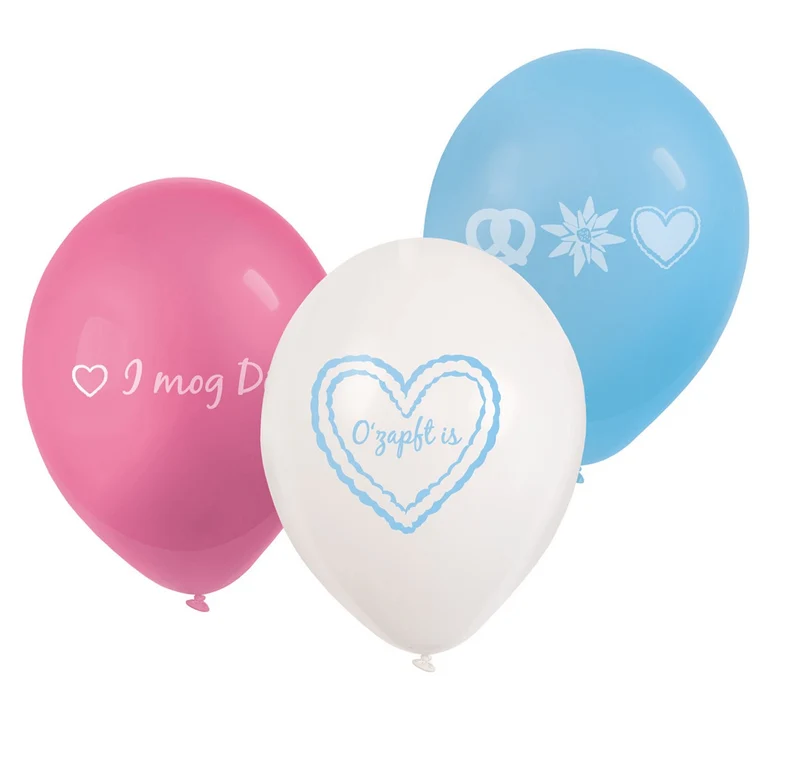 Latexballons Oktoberfest 6 Stk.