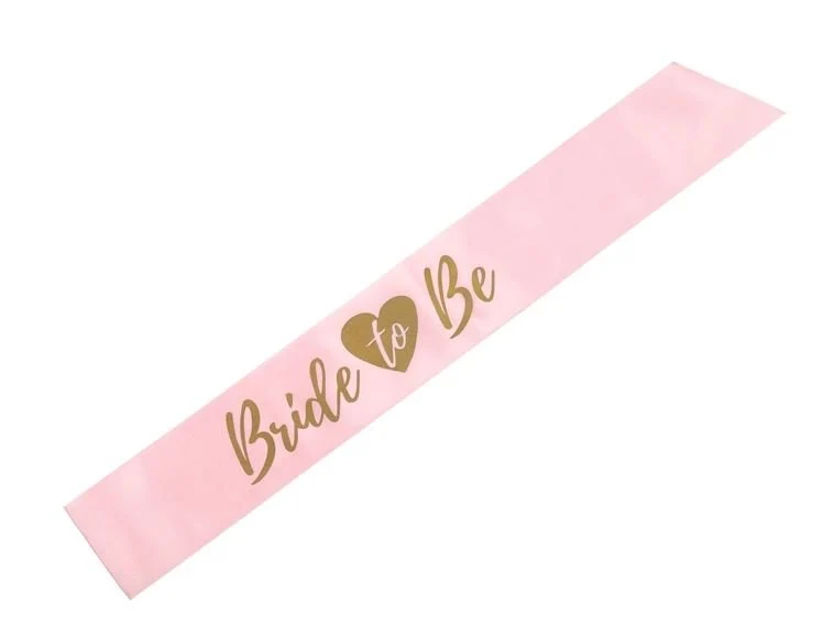 Schärpe "Bride to Be" Rosa