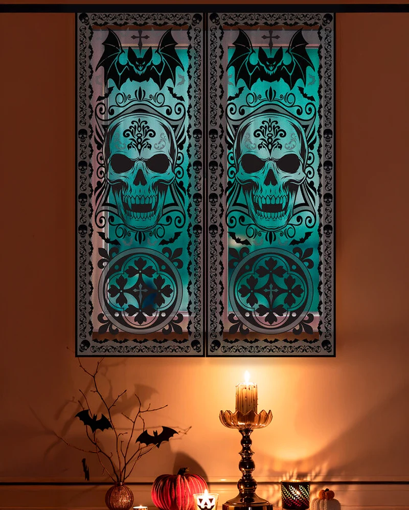 Gothic Fenster Dekostoff 102x213cm