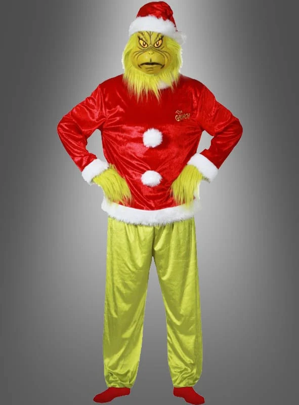 Der Grinch Kostüm 5-teilig