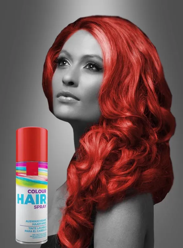 Farbiges Haarspray für Karneval