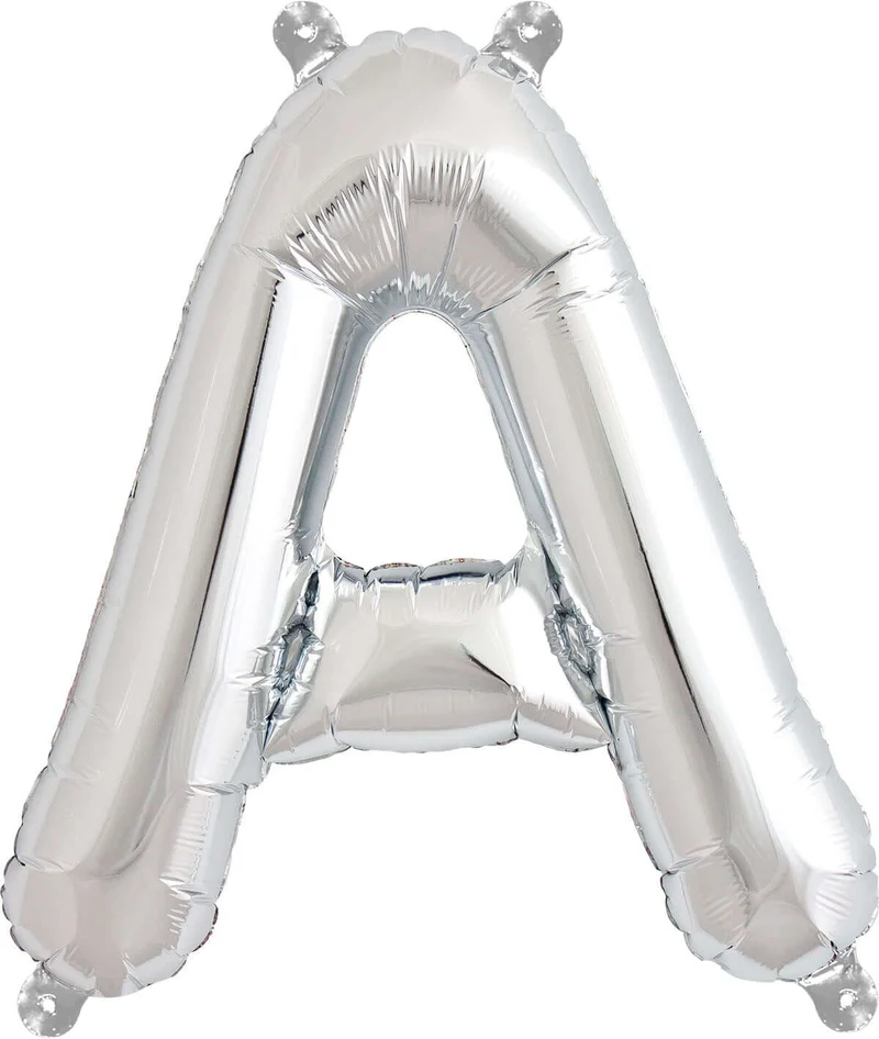 Buchstaben Ballon A Silber
