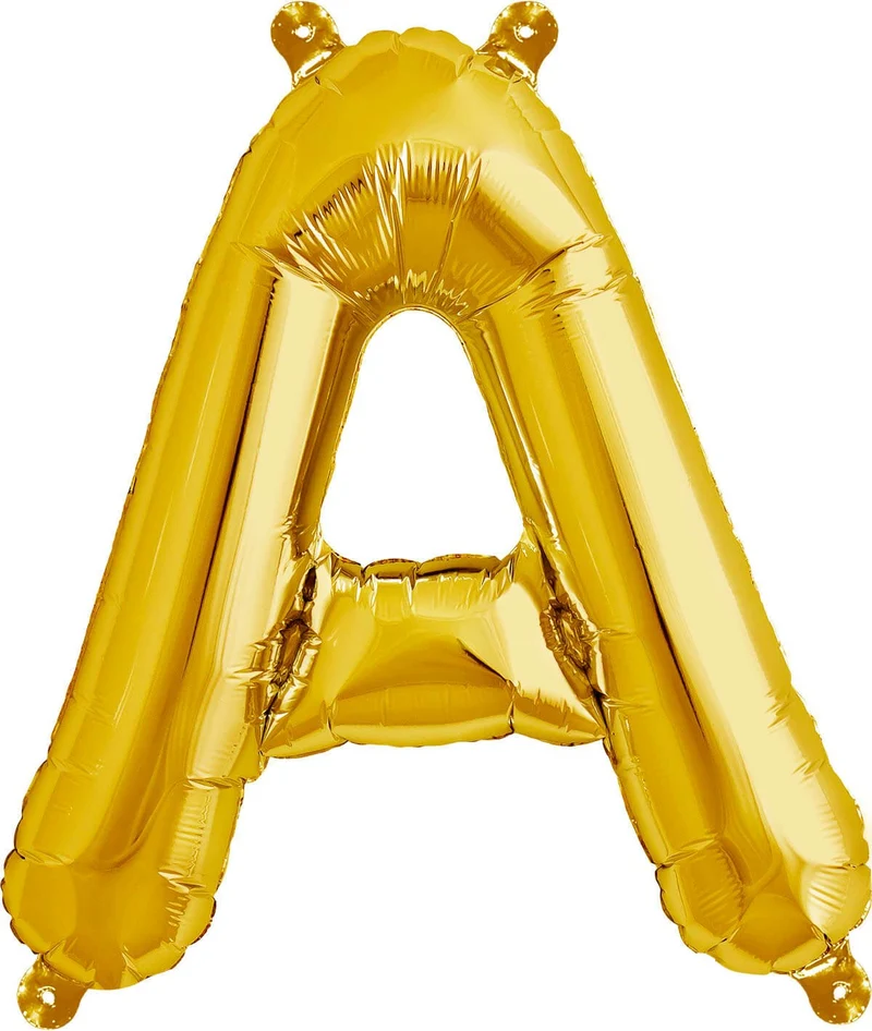 Buchstaben Ballon A Gold