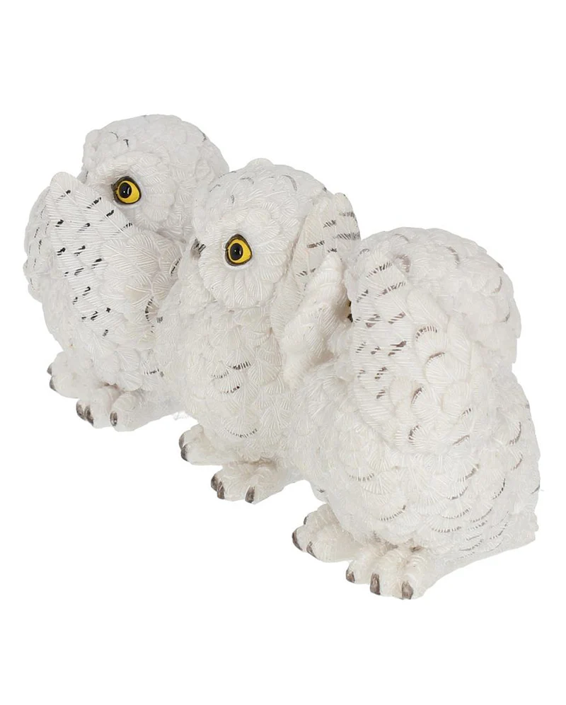 Drei weise Eulen 8cm