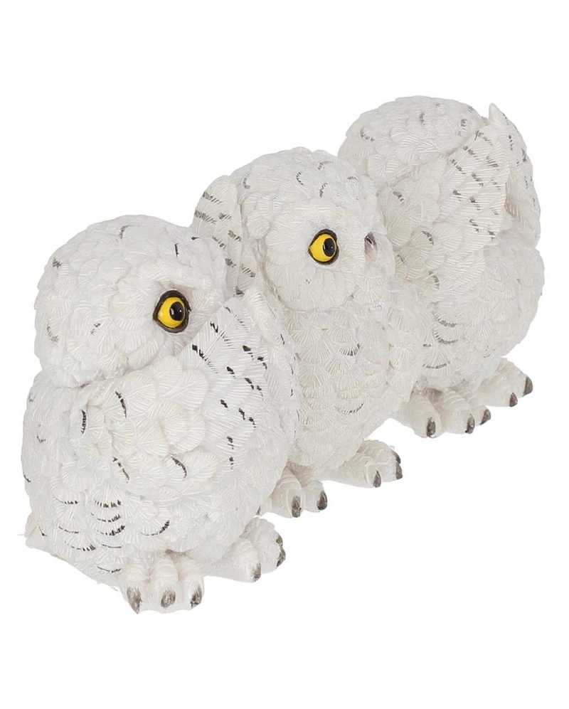 Drei weise Eulen 8cm