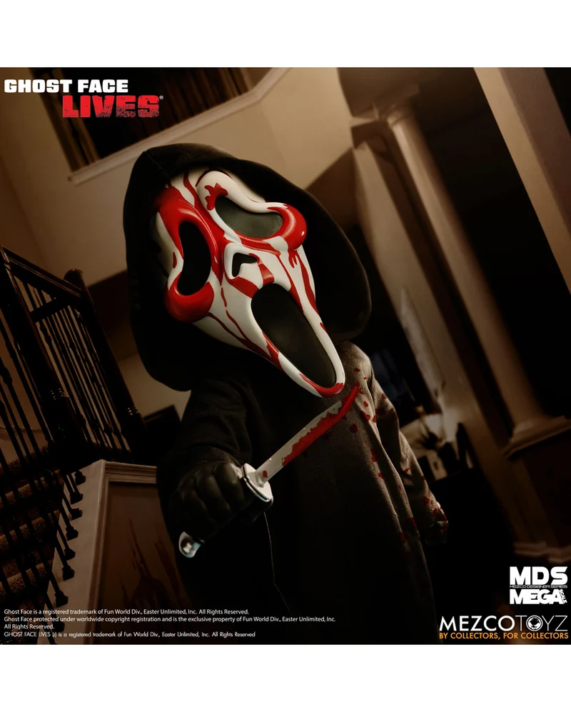 Bloody Ghost Face Scream MDS Roto Puppe 38cm