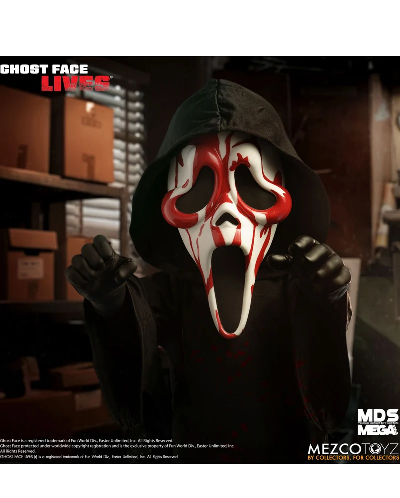 Bloody Ghost Face Scream MDS Roto Puppe 38cm