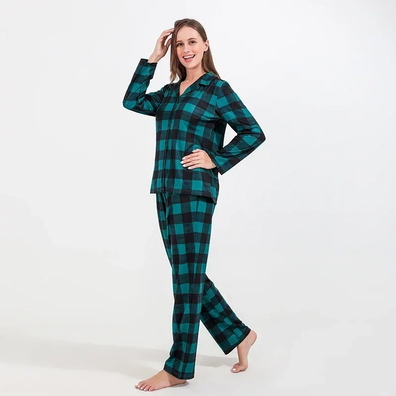 Familien Pyjama Kariert