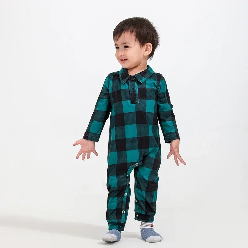 Familien Pyjama Kariert