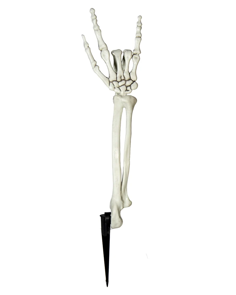 Skelett "Rock Hand" Garten & Pflanzenstecker 49cm