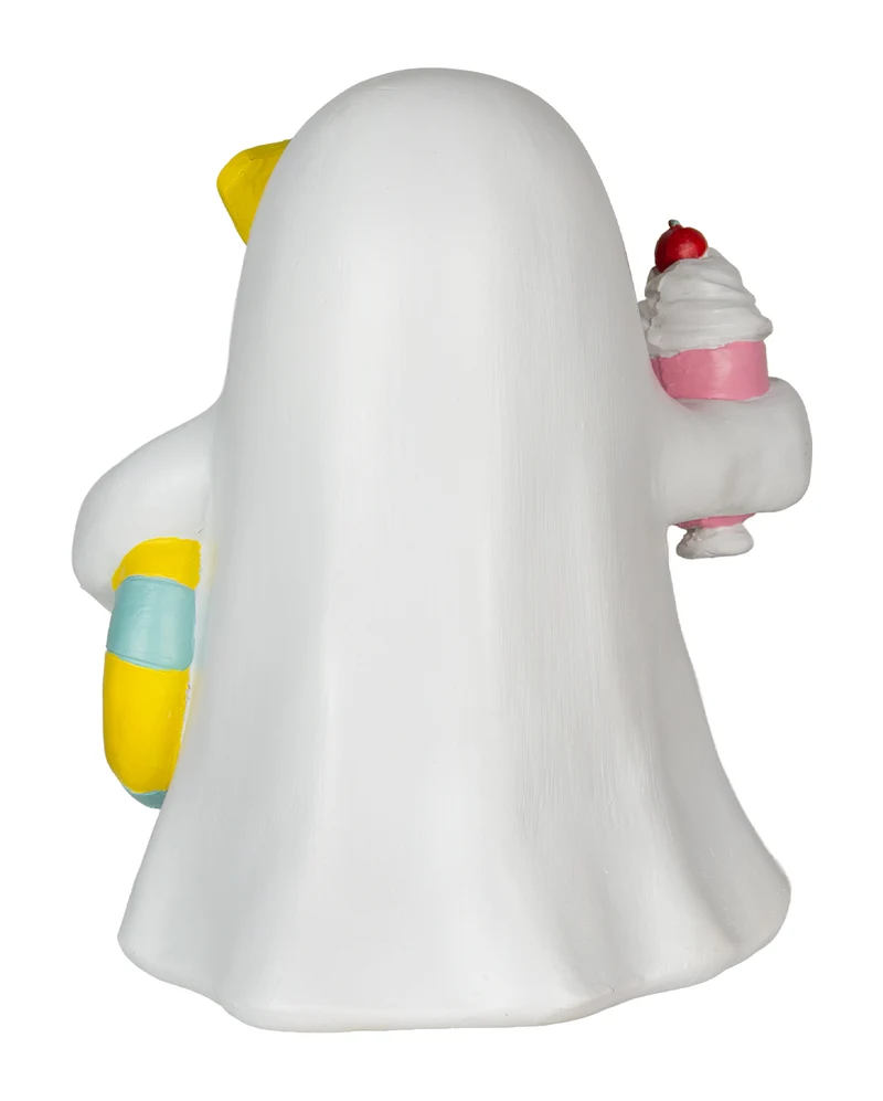 Summerween Gespenst mit Milkshake & Schwimmreifen 15,5cm