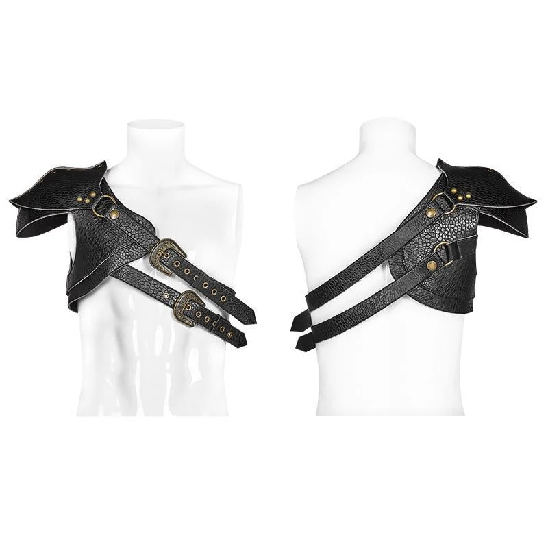 Steampunk-Harnisch aus Kunstleder für Herren