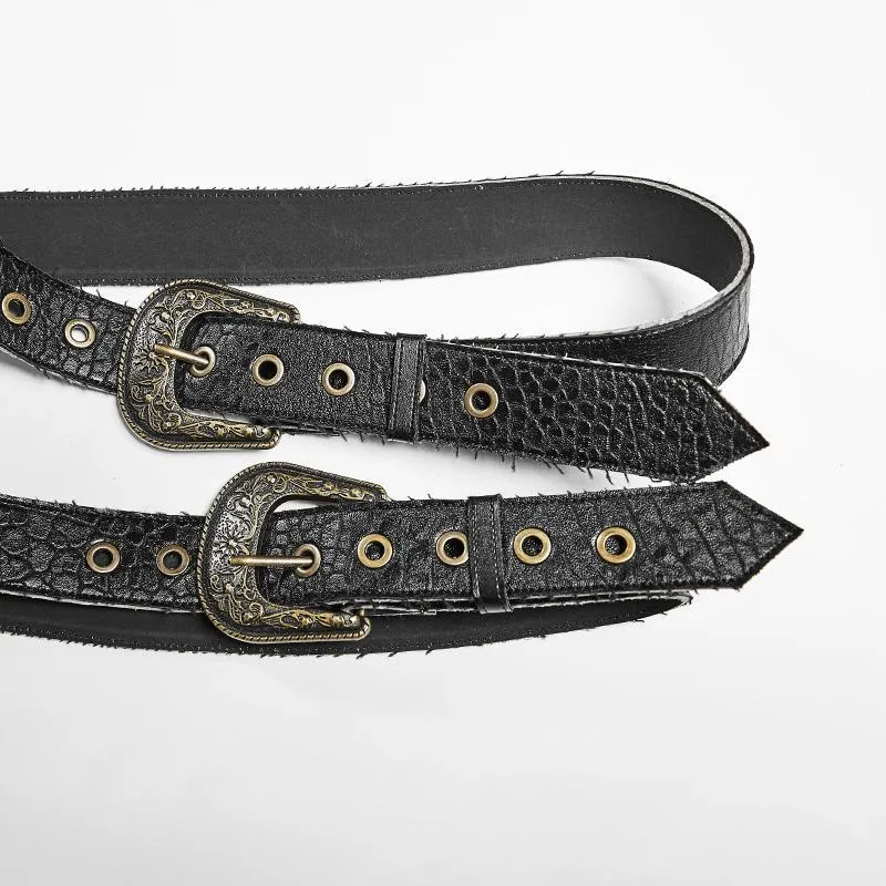 Steampunk-Harnisch aus Kunstleder für Herren