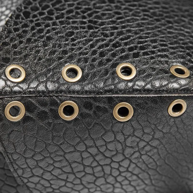 Steampunk-Harnisch aus Kunstleder für Herren