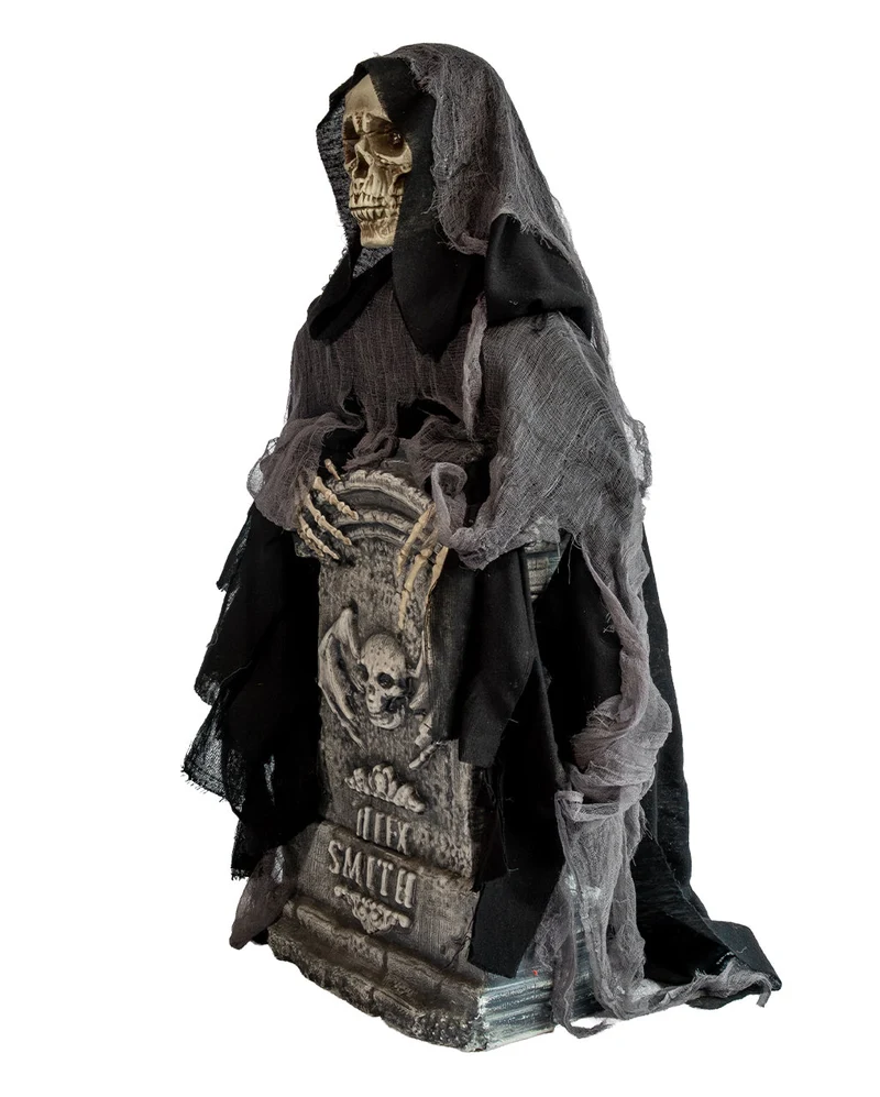 Rising Reaper auf Grabstein Halloween Animatronic 120cm