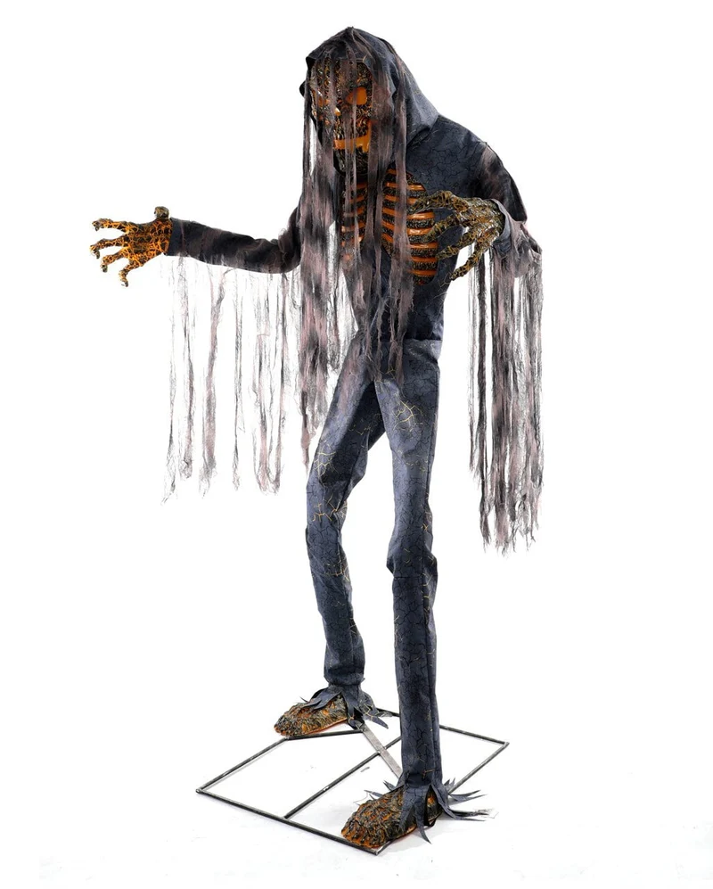 Smoldering Ghoul Animatronic mit Bewegung, Sound & Licht 230cm